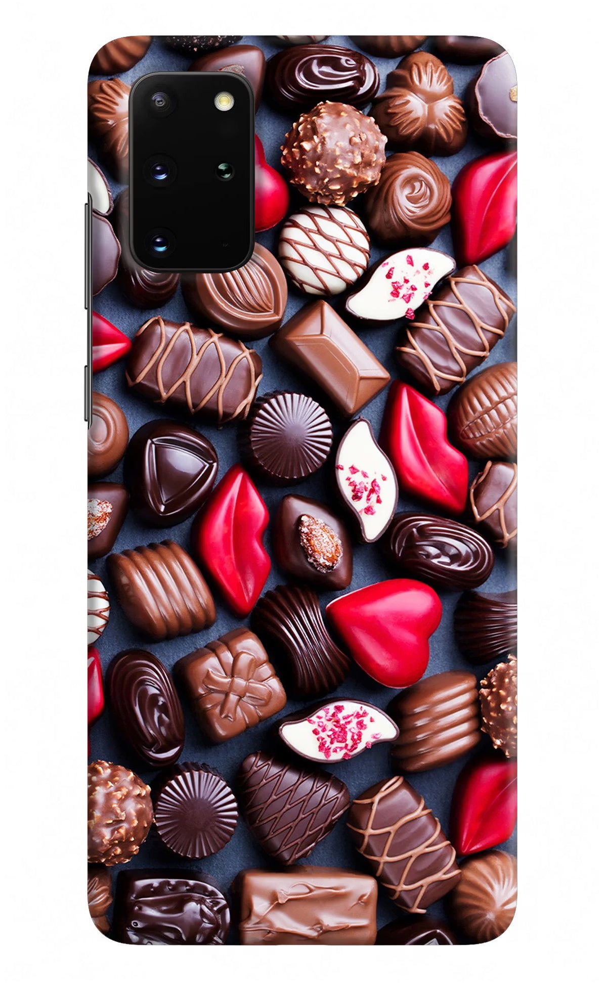 Chocolates Samsung S20 Plus Hard Case Back Cover by Casekaro