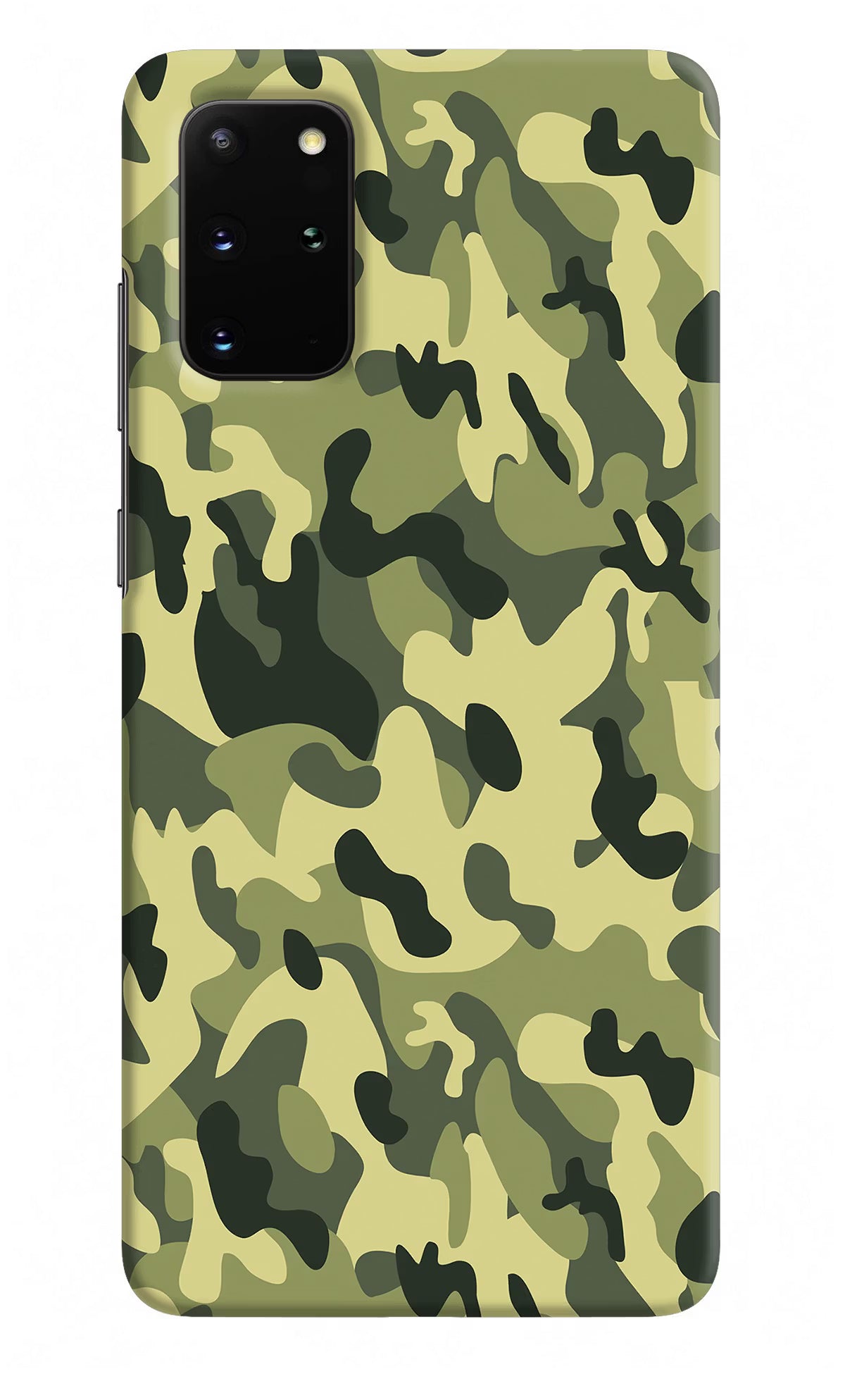 Camouflage Samsung S20 Plus Hard Case Back Cover by Casekaro