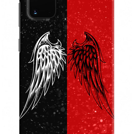 Wings Samsung S20 Plus Hard Case Back Cover by Casekaro