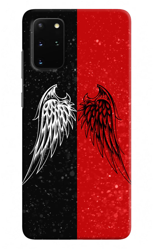 Wings Samsung S20 Plus Hard Case Back Cover by Casekaro