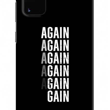 Again Again Gain Samsung S20 Plus Hard Case Back Cover by Casekaro