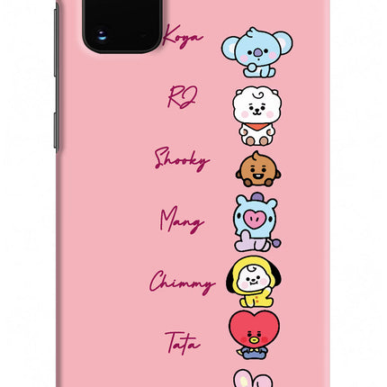 BTS names Samsung S20 Plus Hard Case Back Cover by Casekaro