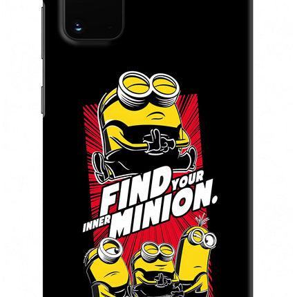Find your inner Minion Samsung S20 Plus Hard Case Back Cover by Casekaro