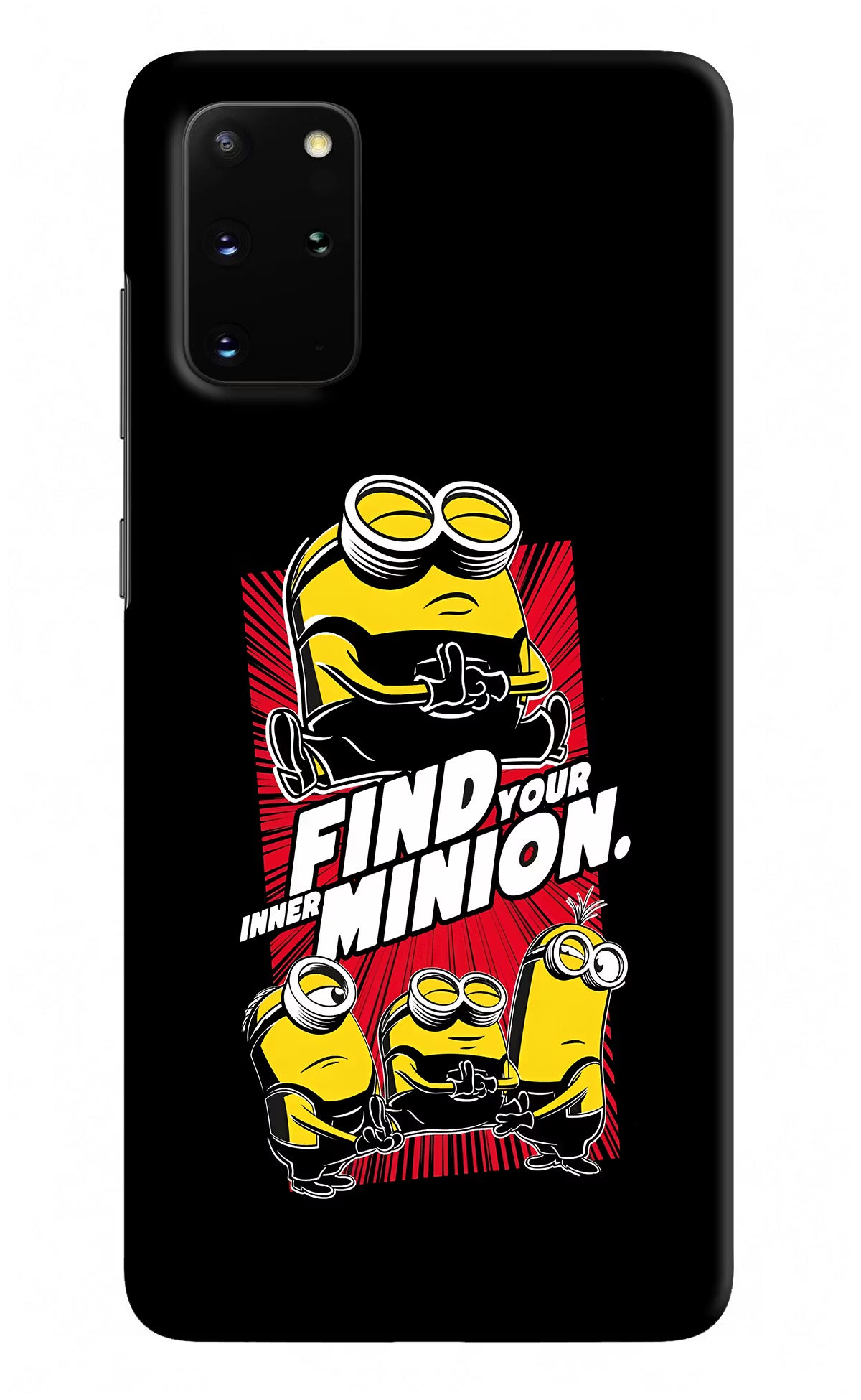 Find your inner Minion Samsung S20 Plus Hard Case Back Cover by Casekaro