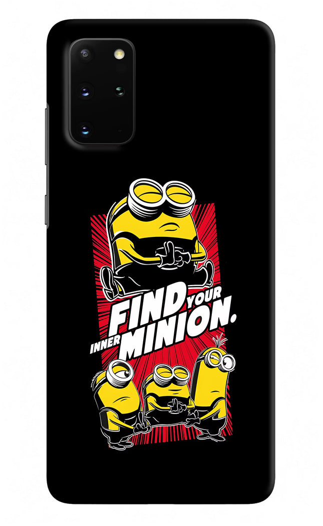 Find your inner Minion Samsung S20 Plus Hard Case Back Cover by Casekaro