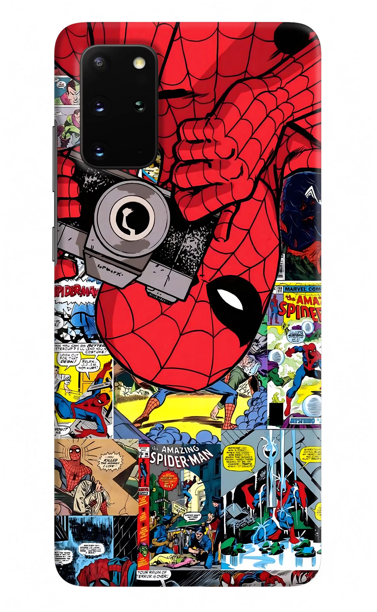 Spider Man Samsung S20 Plus Hard Case Back Cover by Casekaro
