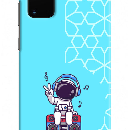 Cute Astronaut Chilling Samsung S20 Plus Hard Case Back Cover by Casekaro