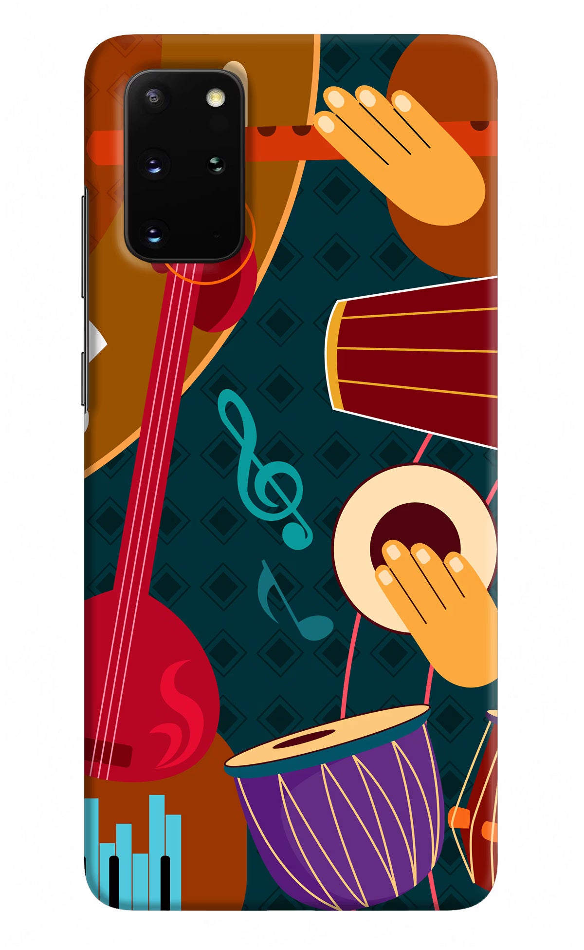 Music Instrument Samsung S20 Plus Hard Case Back Cover by Casekaro