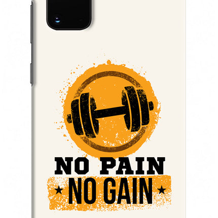 No Pain No Gain Samsung S20 Plus Hard Case Back Cover by Casekaro