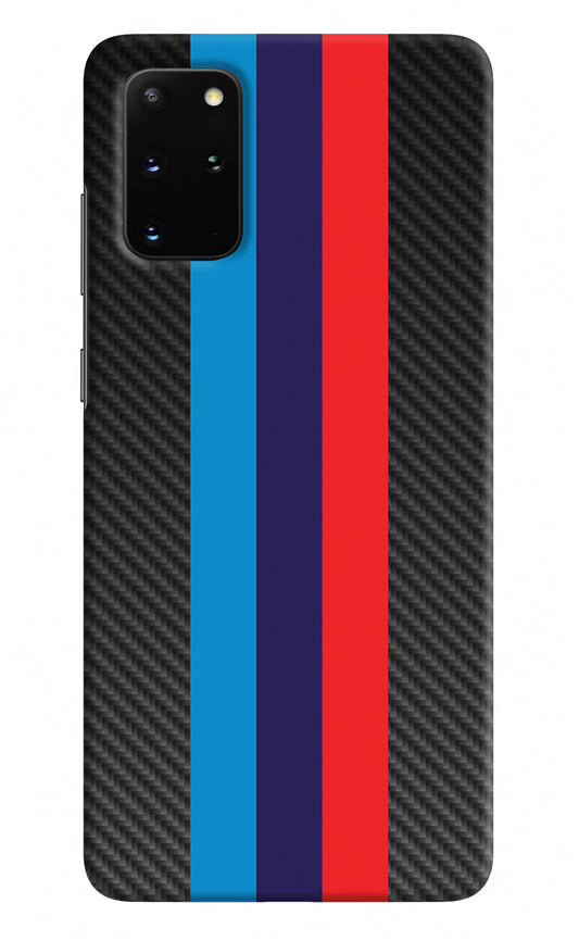 BMW Stripes Pattern Samsung S20 Plus Hard Case Back Cover by Casekaro