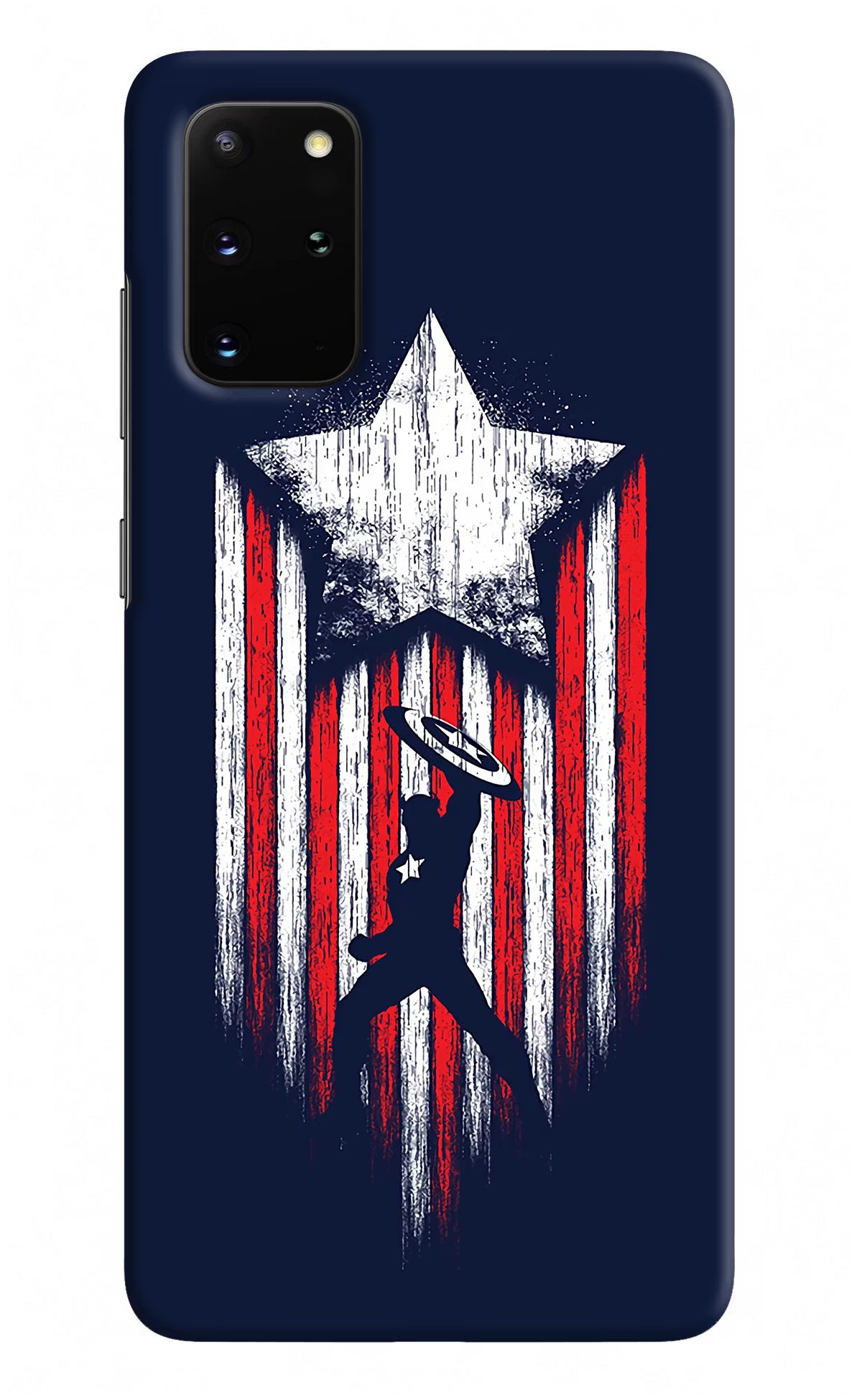 Captain America Marvel Art Samsung S20 Plus Hard Case Back Cover by Casekaro