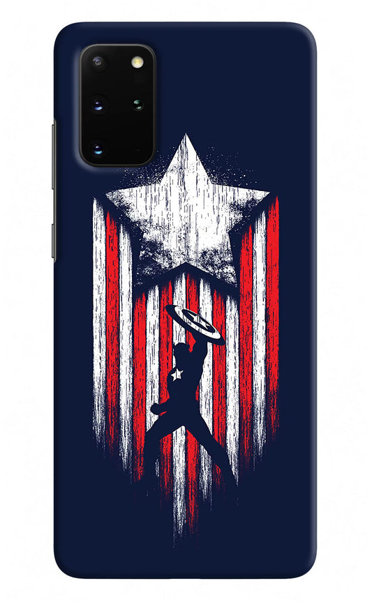Captain America Marvel Art Samsung S20 Plus Hard Case Back Cover by Casekaro