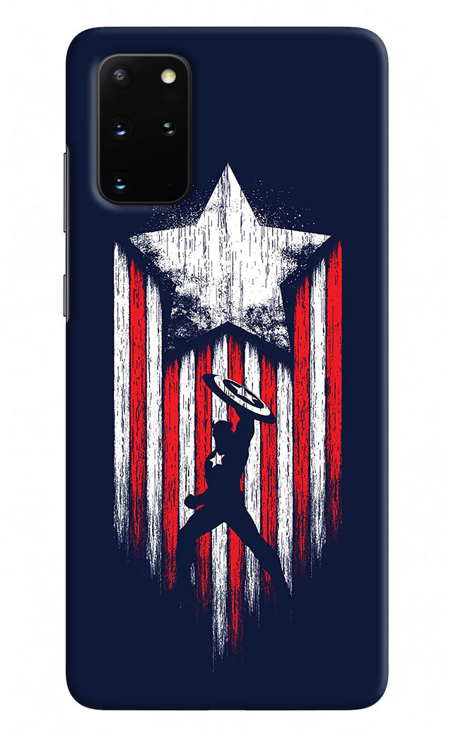 Captain America Marvel Art Samsung S20 Plus Hard Case Back Cover by Casekaro