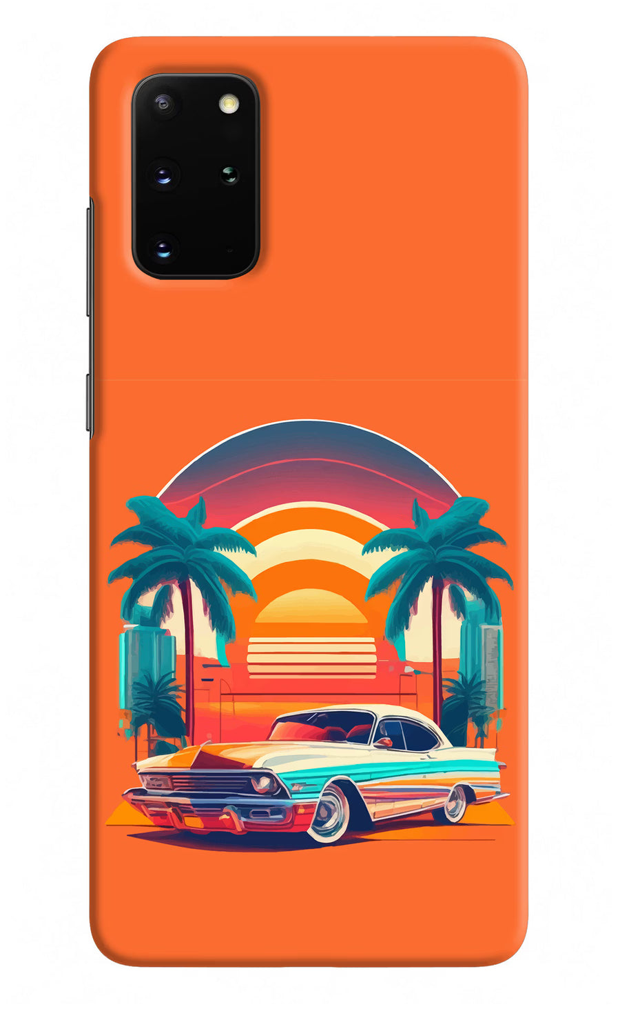 Palm Drive 80s Samsung S20 Plus Back Cover, Hard case