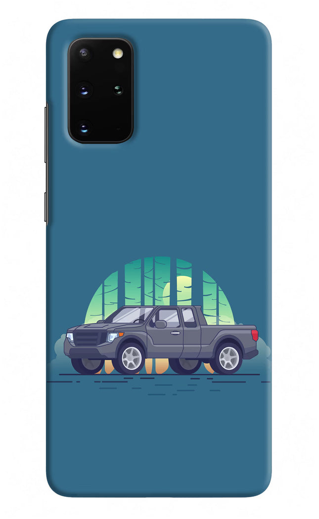 Retro Garage Vibe Samsung S20 Plus Hard Case Back Cover by Casekaro