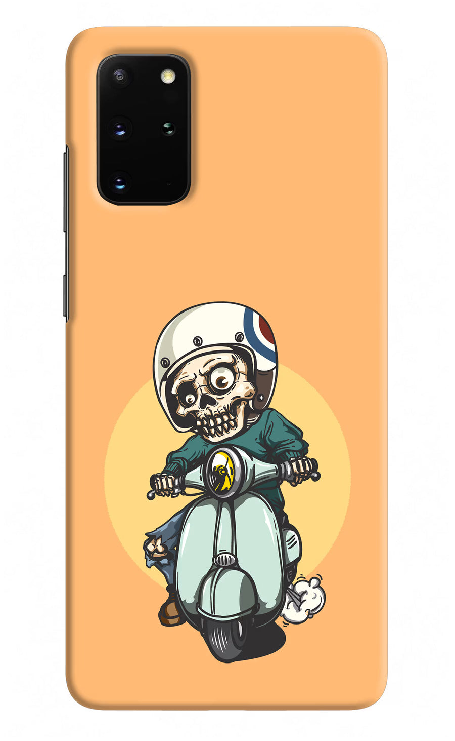 Undead Biker Samsung S20 Plus Back Cover, Hard case