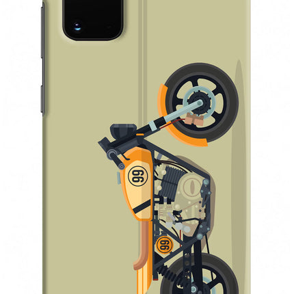 Vertical Speedster Samsung S20 Plus Hard Case Back Cover by Casekaro
