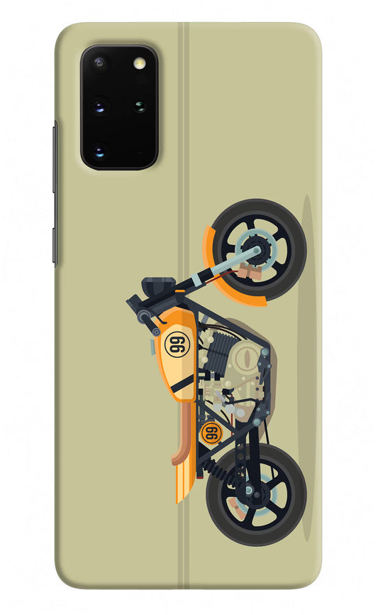 Vertical Speedster Samsung S20 Plus Hard Case Back Cover by Casekaro