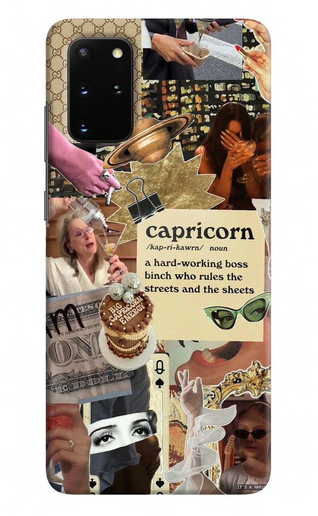 Capricorn Zodiac Samsung S20 Plus Hard Case Back Cover by Casekaro