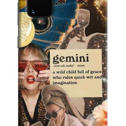 Gemini Zodiac Samsung S20 Plus Hard Case Back Cover by Casekaro