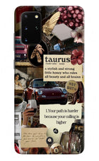 Taurus Zodiac Samsung S20 Plus Hard Case Back Cover by Casekaro