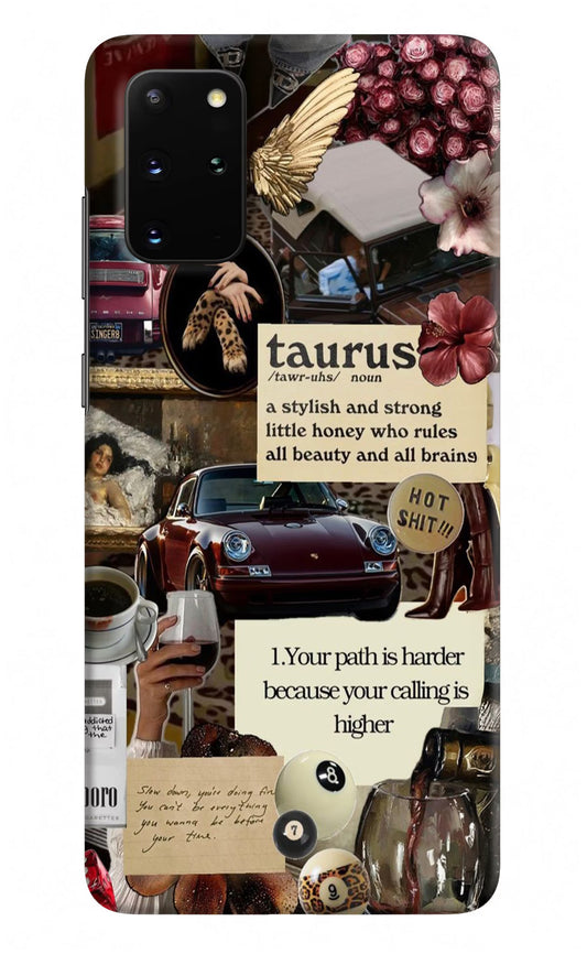 Taurus Zodiac Samsung S20 Plus Hard Case Back Cover by Casekaro