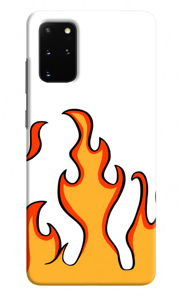 Fired Up – White Samsung S20 Plus Hard Case Back Cover by Casekaro