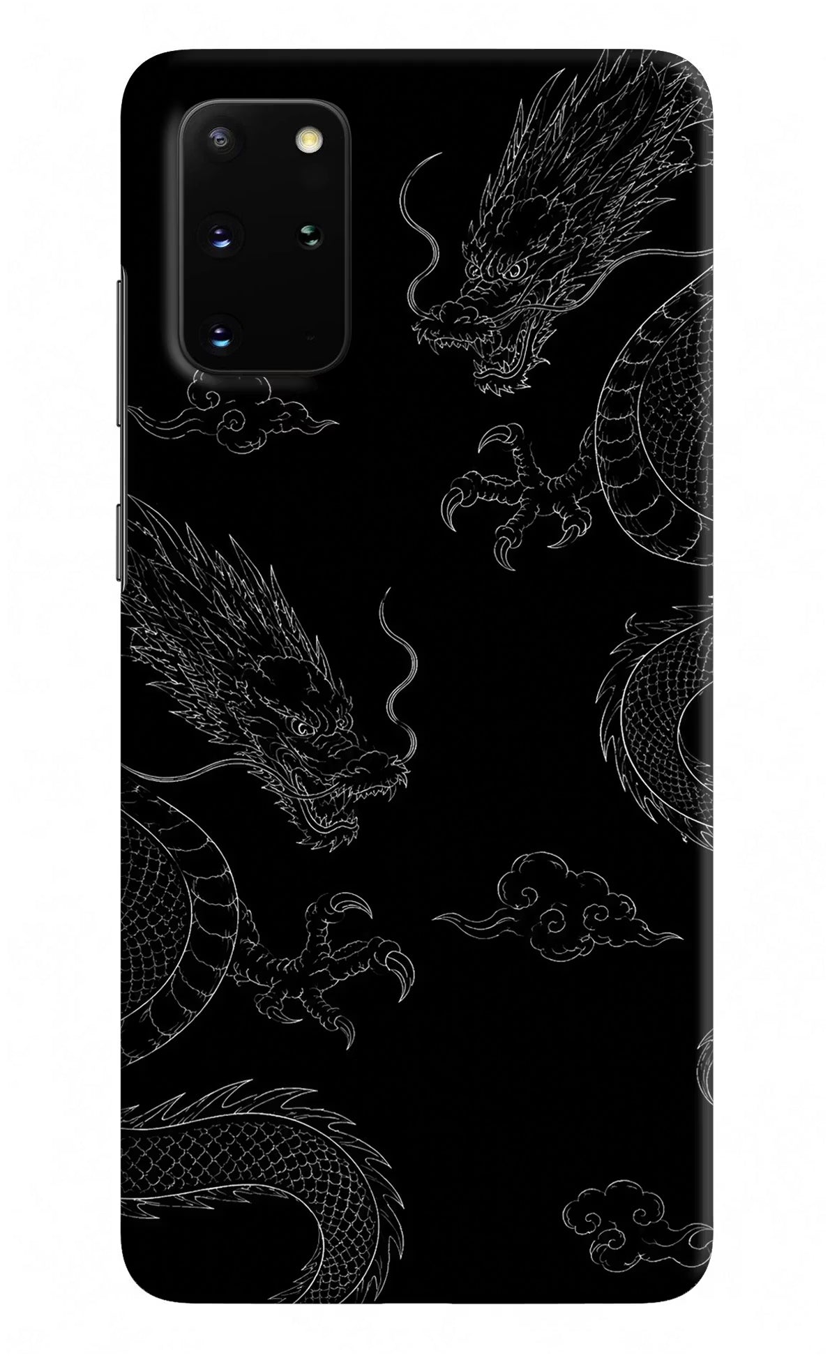 Twin Dragons Samsung S20 Plus Hard Case Back Cover by Casekaro