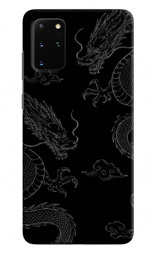 Twin Dragons Samsung S20 Plus Hard Case Back Cover by Casekaro