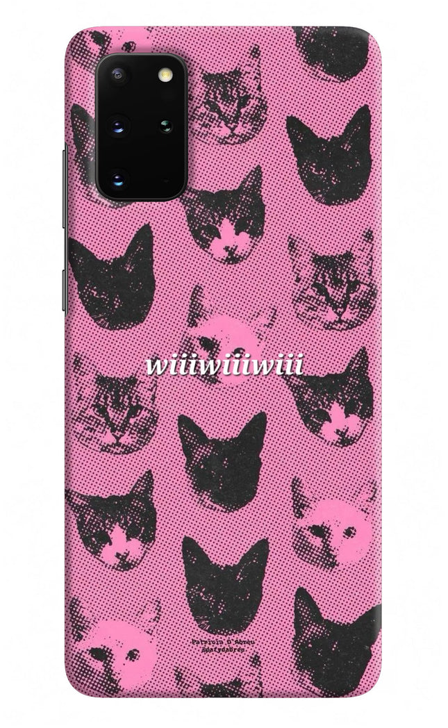 Pink Cats Samsung S20 Plus Hard Case Back Cover by Casekaro