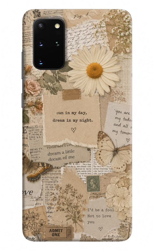 Vintage case Samsung S20 Plus Back Cover
