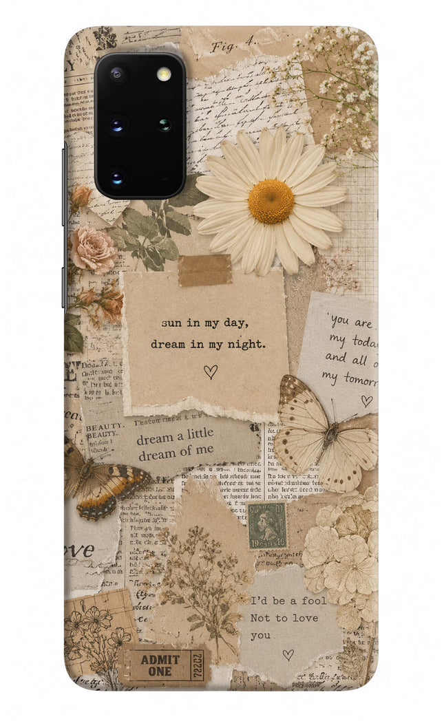 Vintage case Samsung S20 Plus Hard Case Back Cover by Casekaro