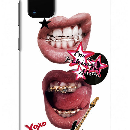 Rockstar Samsung S20 Plus Hard Case Back Cover by Casekaro