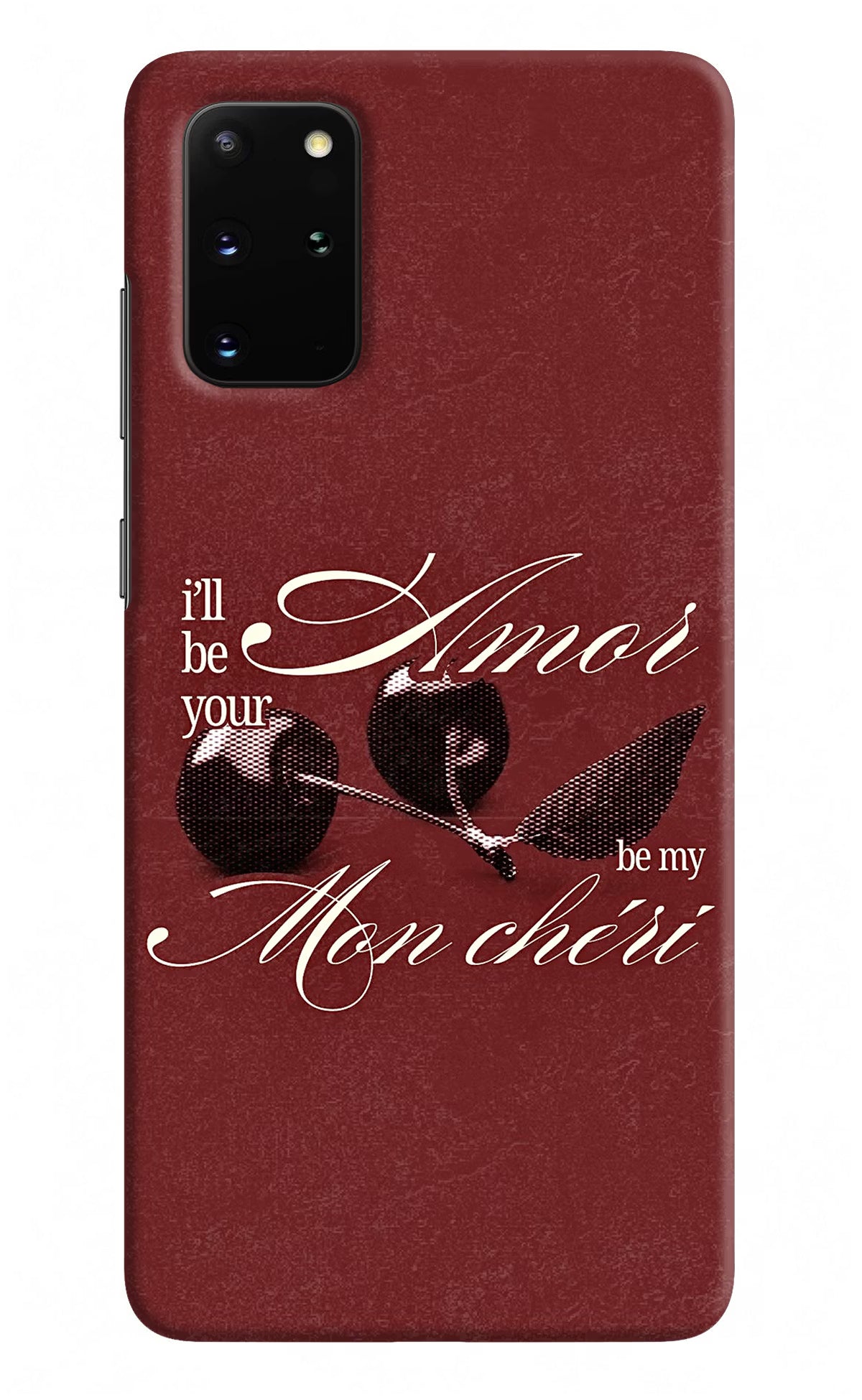Velvet Cherry Samsung S20 Plus Back Cover