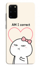 Always Right Samsung S20 Plus Hard Case Back Cover by Casekaro