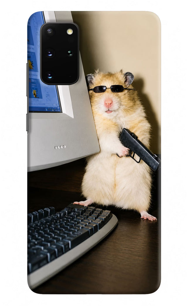Hacker Hamster Samsung S20 Plus Hard Case Back Cover by Casekaro