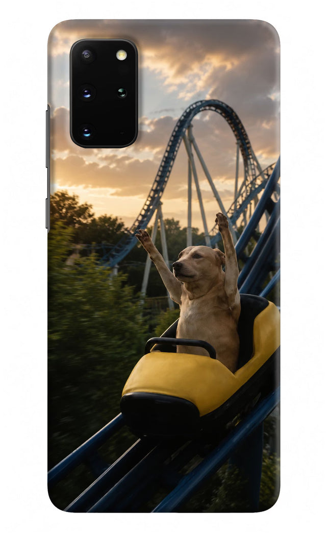 Rollercoaster Dog Samsung S20 Plus Hard Case Back Cover by Casekaro