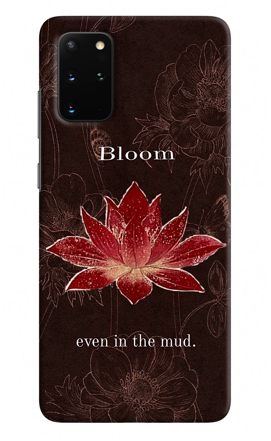 Bloom Samsung S20 Plus Back Cover, Hard case