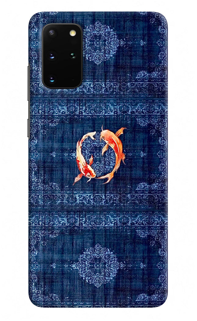Koi Blue Samsung S20 Plus Hard Case Back Cover by Casekaro