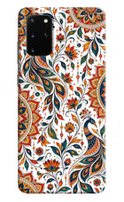 White Mayura Samsung S20 Plus Back Cover