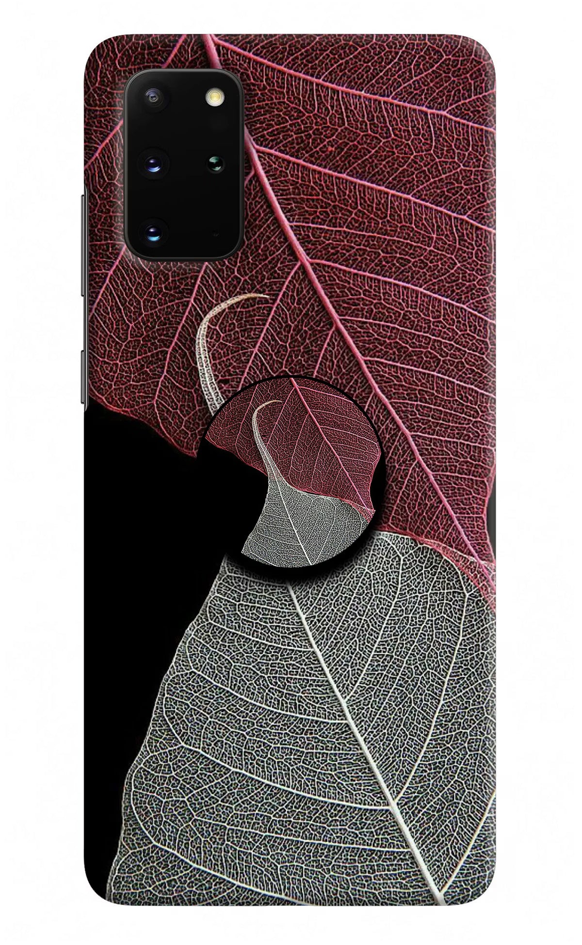 Leaf Pattern Samsung S20 Plus Pop Case by Casekaro