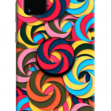 Spiral Pattern Samsung S20 Plus Pop Case by Casekaro