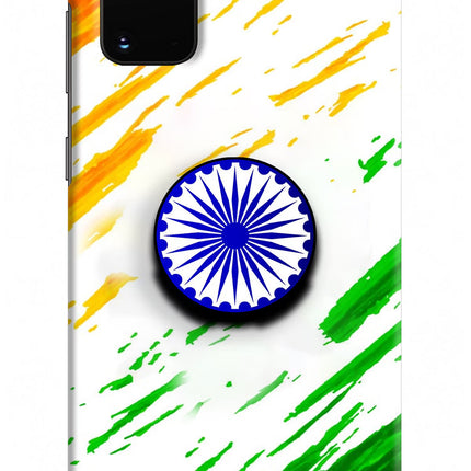 Indian Flag Ashoka Chakra Samsung S20 Plus Pop Case by Casekaro