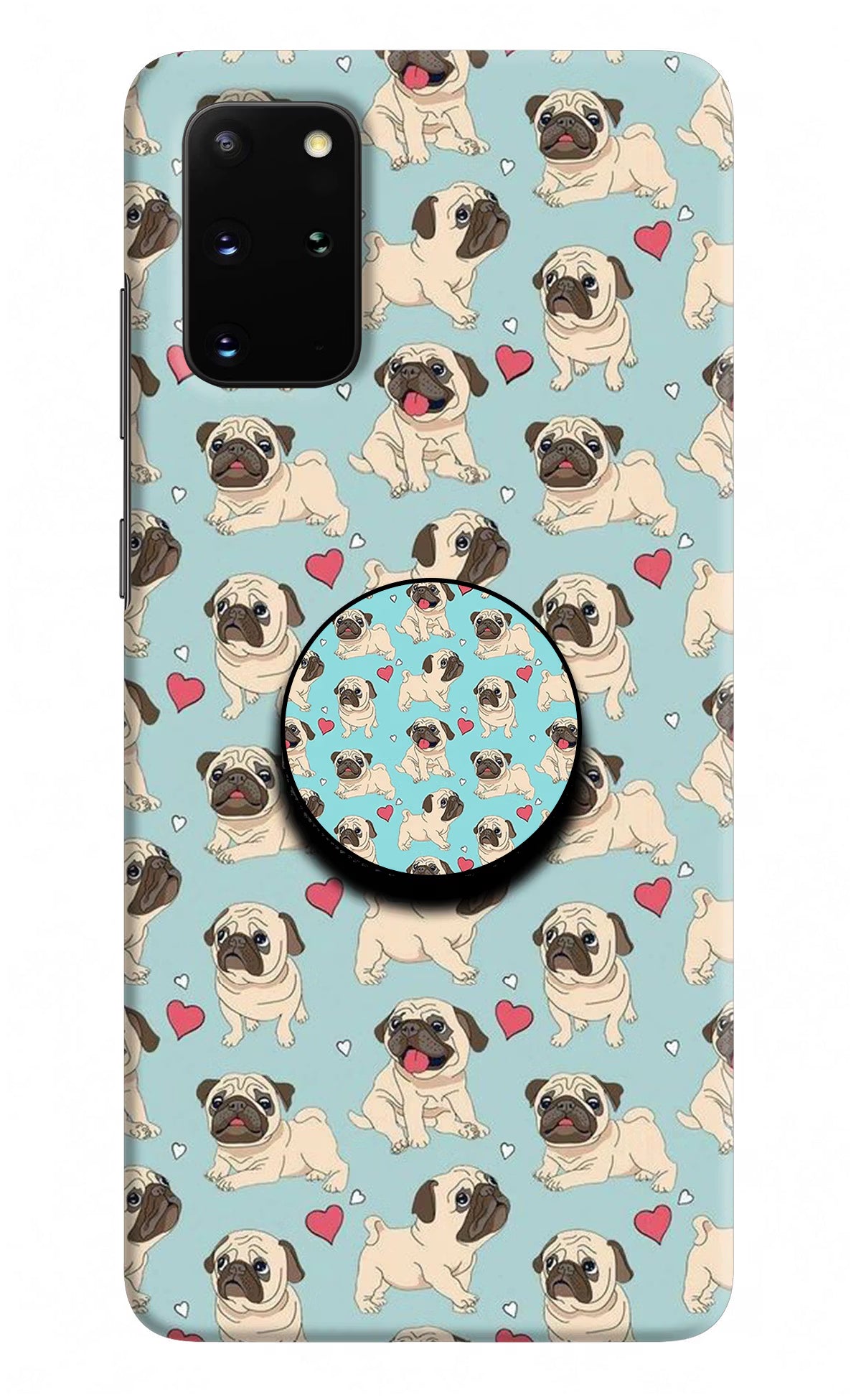 Pug Dog Samsung S20 Plus Pop Case by Casekaro