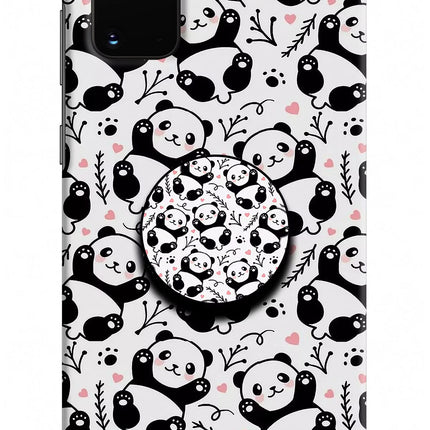 Cute Panda Samsung S20 Plus Pop Case by Casekaro