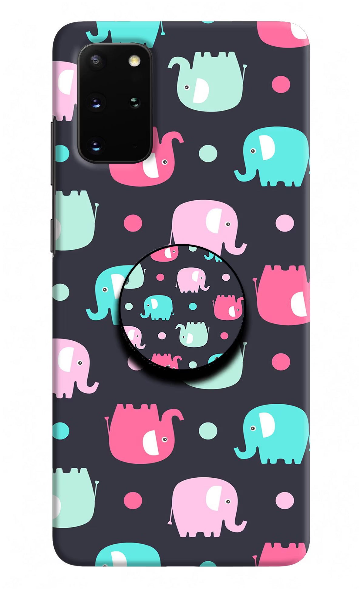 Baby Elephants Samsung S20 Plus Pop Case by Casekaro