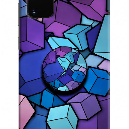 Cubic Abstract Samsung S20 Plus Pop Case by Casekaro