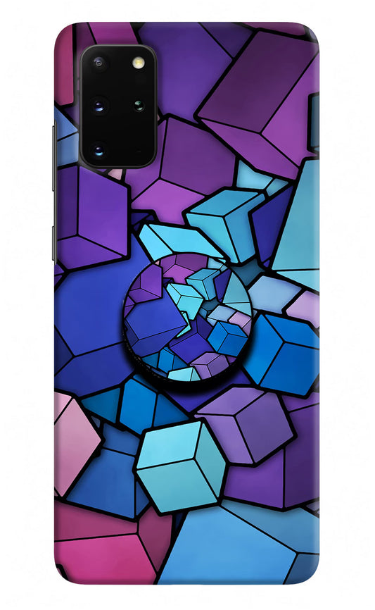 Cubic Abstract Samsung S20 Plus Pop Case by Casekaro