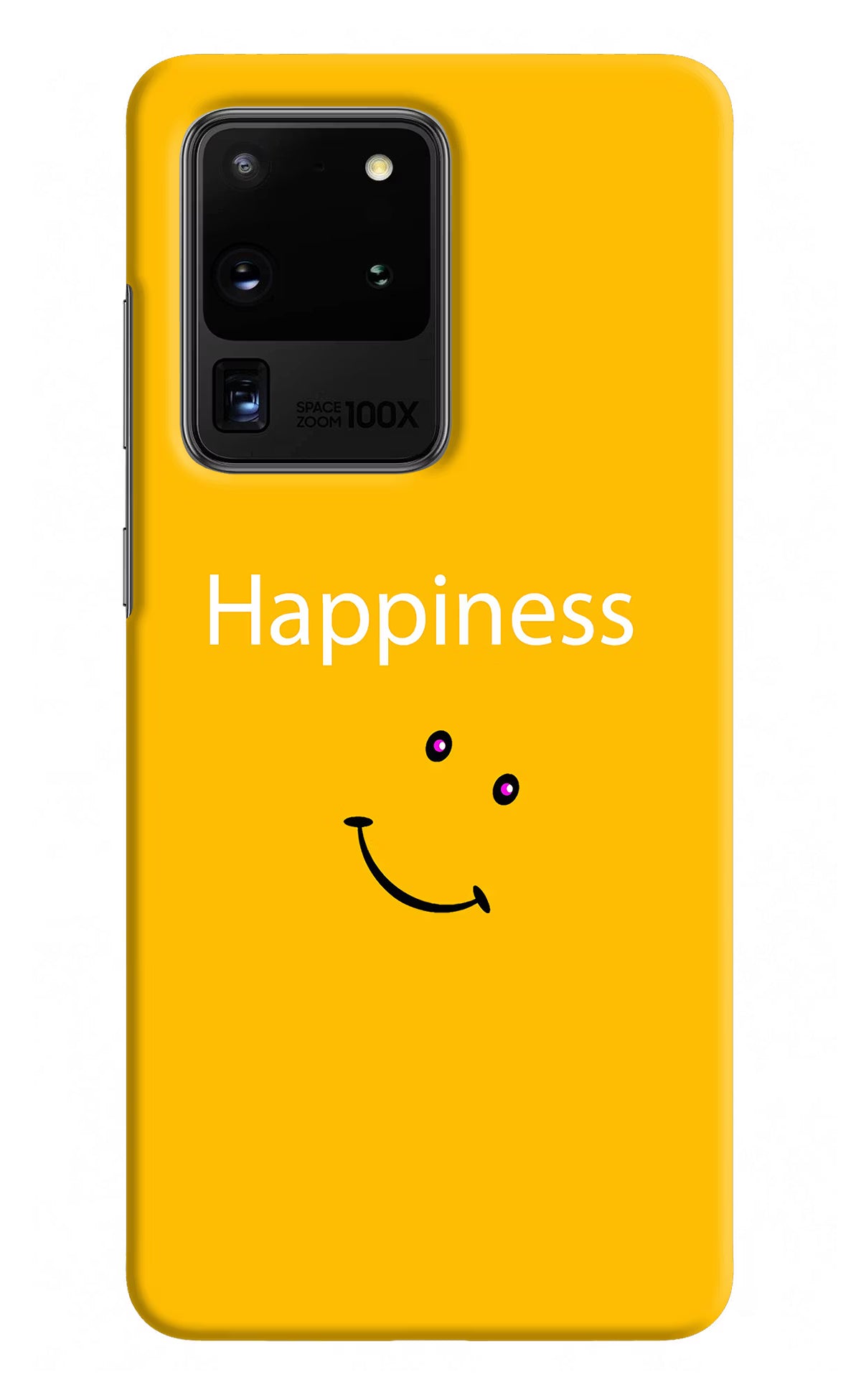 Happiness With Smiley Samsung S20 Ultra Hard Case Back Cover by Casekaro