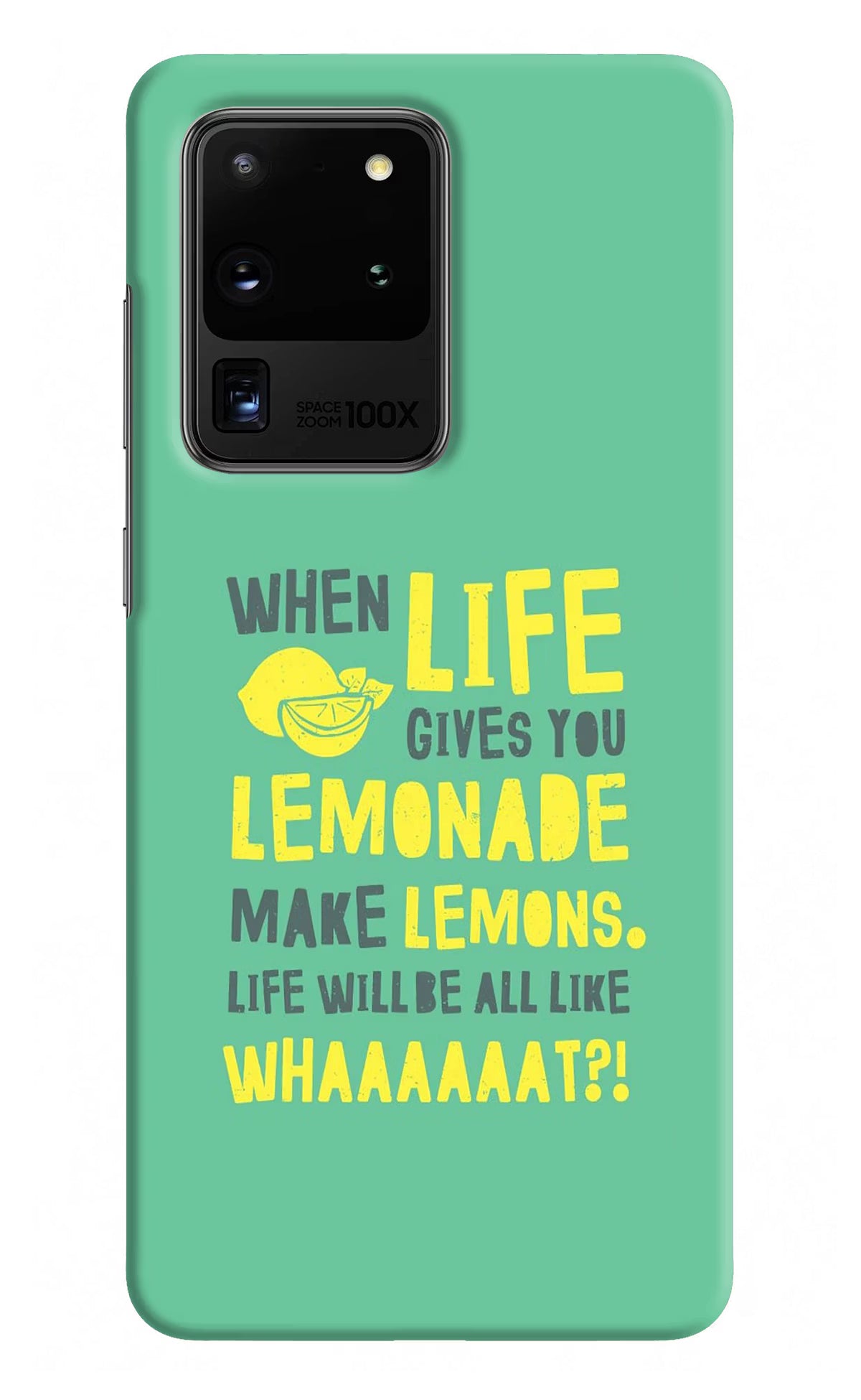Quote Samsung S20 Ultra Hard Case Back Cover by Casekaro